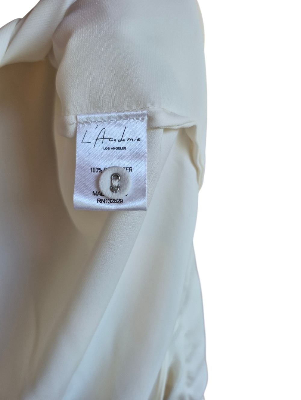 Women's Blouse Long Sleeve Tie-Up - Picture 5 of 8